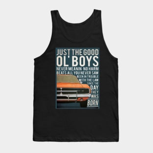 Dukes of Hazzard Episodes Tank Top